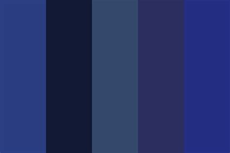 color palette navy blue